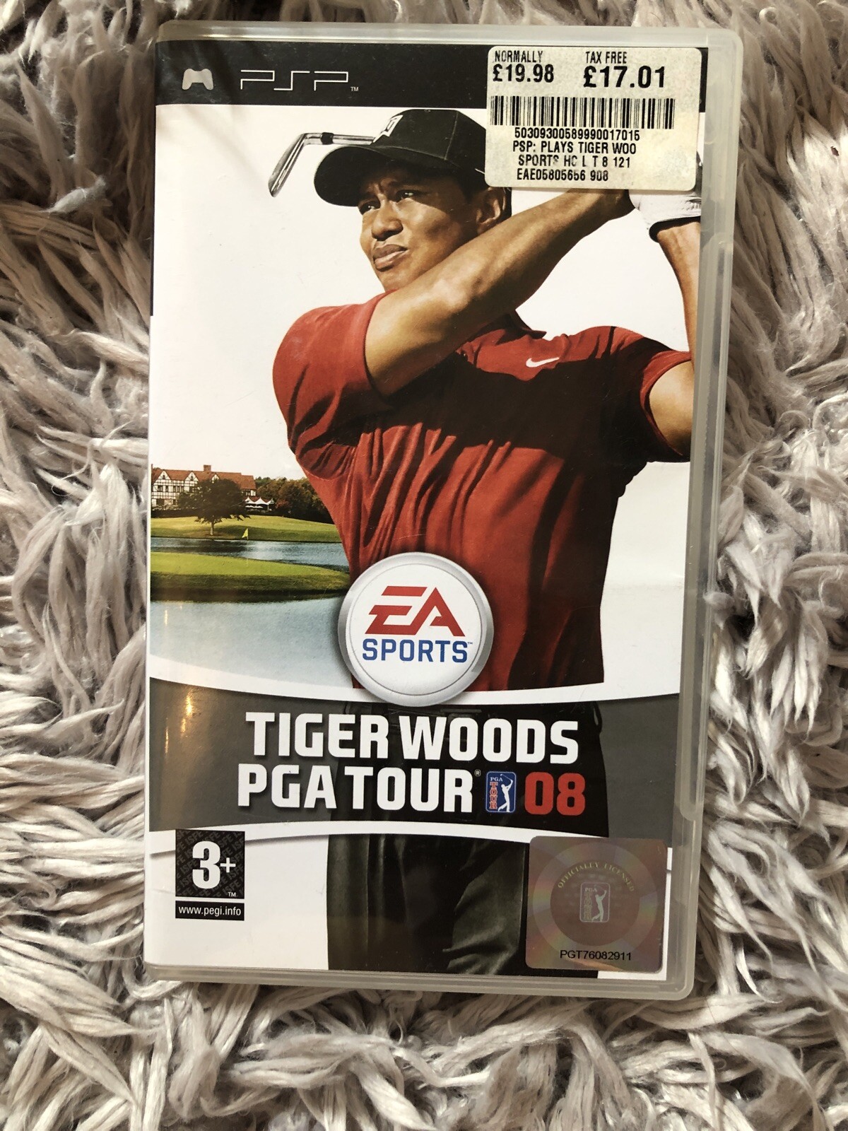 Jeu Sony Playstation PSP - Tiger Woods PGA Tour 08 2008 Golf - PAL Royaume-Uni
