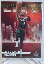 2022-23 Panini Hoops City Edition Insert #9 Blazers - DAMIAN LILLARD Holo Foil