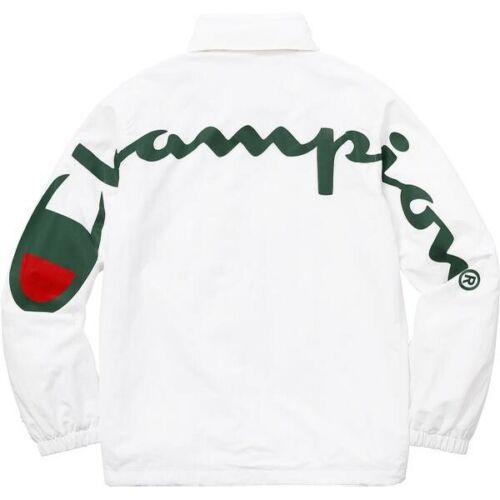 Supreme x Champion Track Jacket White and Green Size XL | eBay