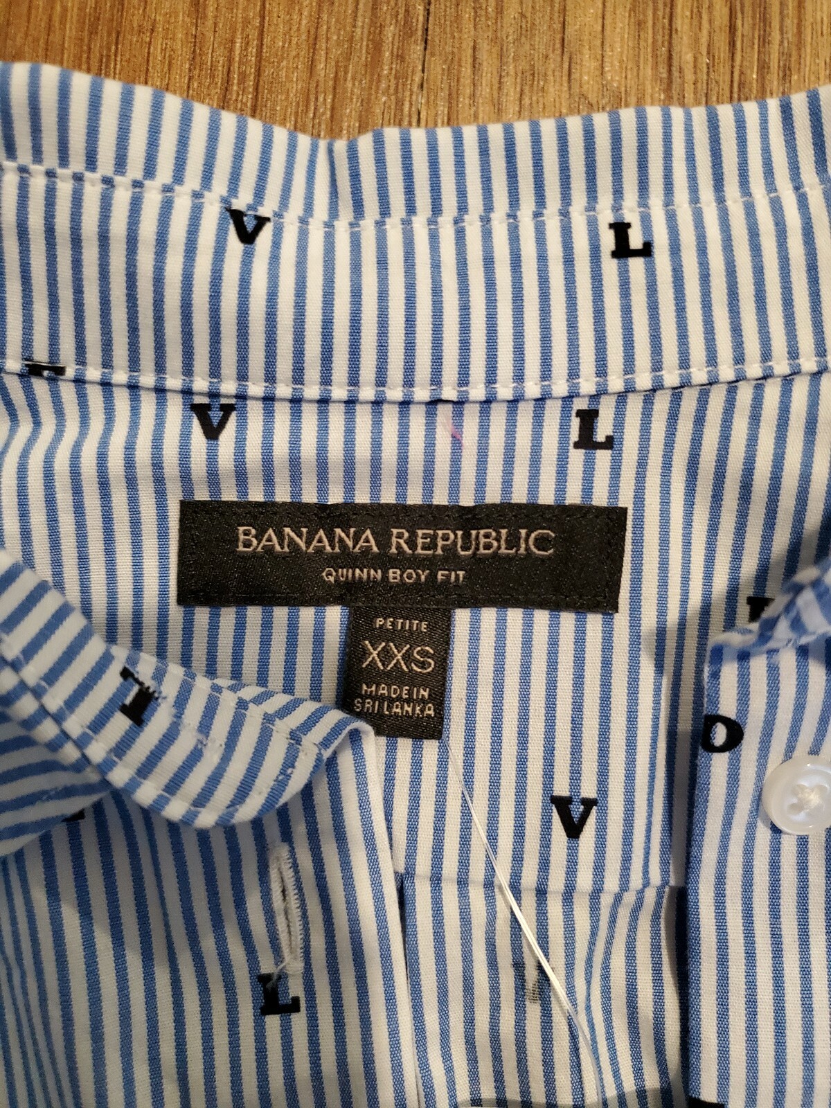 WOMEN'S BANANA REPUBLIC BUTTON DOWN SHIRT QUINN BOY FIT SIZE XXS Petite eBay