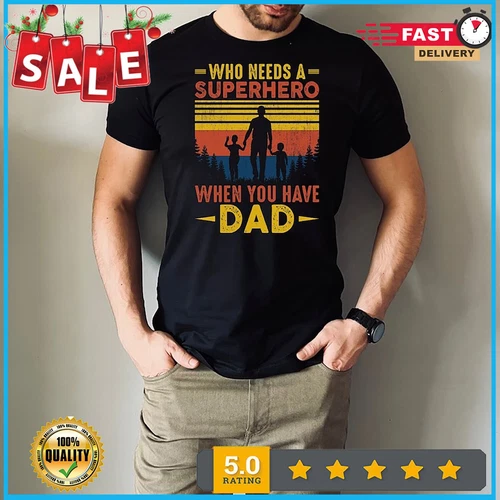 US/Superhero Dad Shirt,Father's Day Shirt, Fathers Day Gift,Gifts For Dad