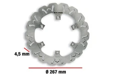 Malossi brake disc WHOOP DISC D.external 267 - thickness 4.5 mm