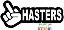 Haters Middle Finger Vinyl Decal Sticker Car Window Bumper Wall Laptop 12"