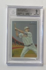2010 Albert Pujols Topps Chrome National Chicle #CC50  /999 BGS 9 Mint