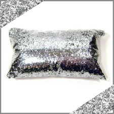 6oz Chrome Silver Metal Flake .025 Large Paint Additive Metallic Flakes 177ml