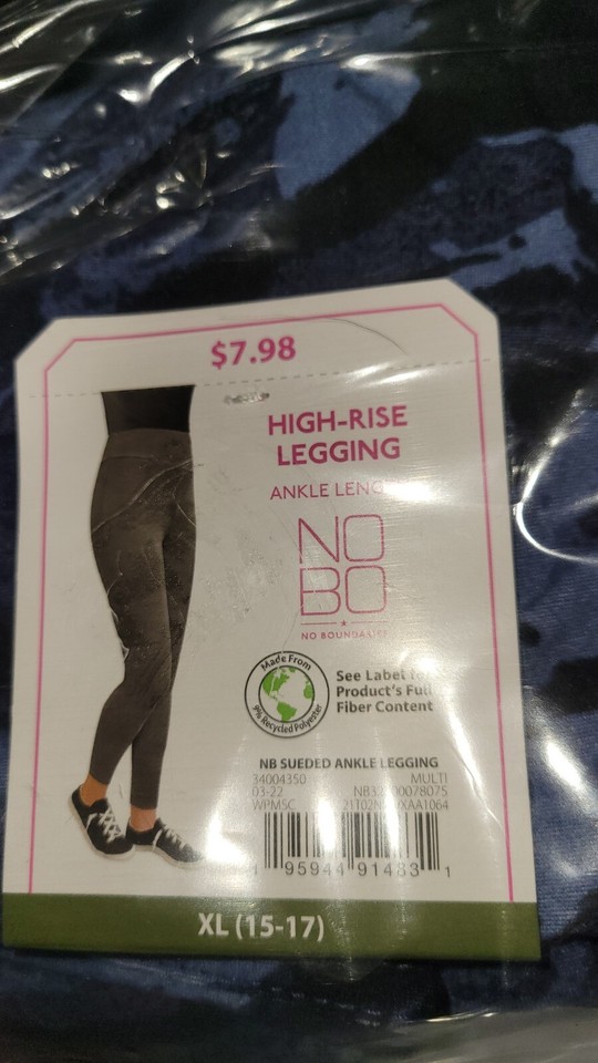 No Boundaries NEW♈Junior's Printed soft ANKLE Legging size XL~Blue's ...