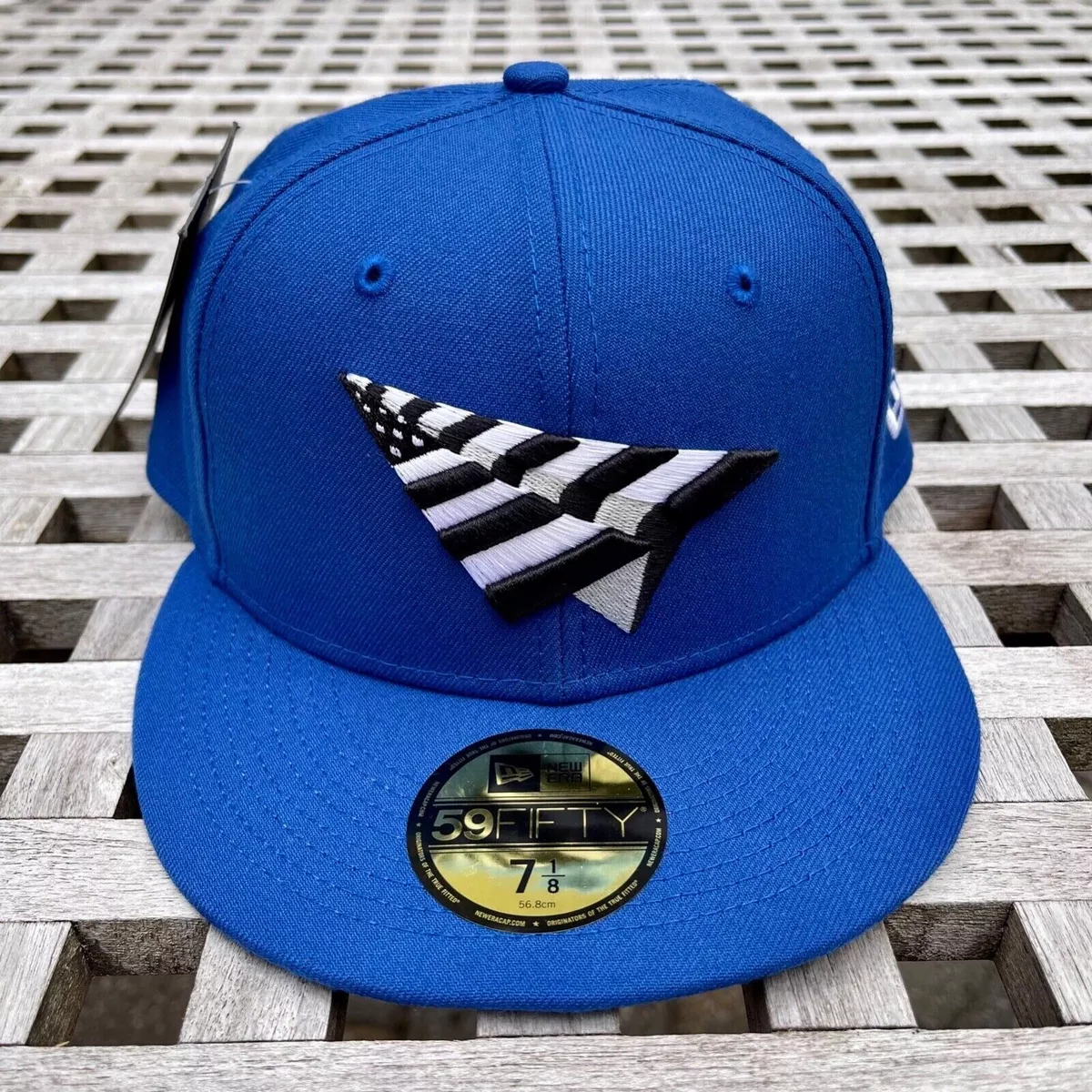 Paper Planes Logo JAY Z Roc Nation New Era 59FIFTY Blue Fitted Cap