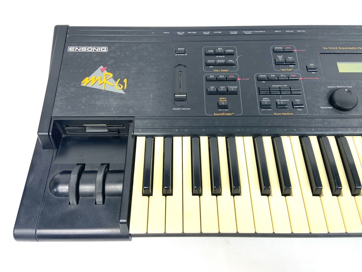 激レア ENSONiQ MR-61 シンセサイザー 動作確認済み 本体のみ ENSONIQ MR-61 music workstation synthesizer Tested Working