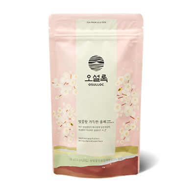 OSULLOC Jeju Cherry Blossom tea 20 Tea Bags Blended Red Tea Organic