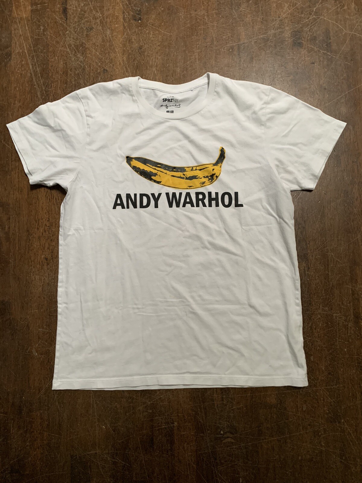 Andy warhol velvet underground banana logo t shirt sprzny uniqlo sz