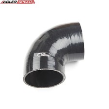 Us Stock 4ply 4 Inch Id 90 Degree Turbo Silicone Hose Coupler Pipe Tube Black Us Stock 4ply 4 Inch Id 90 Degree Turbo Silicone Hose Coupler Pipe Tube Black