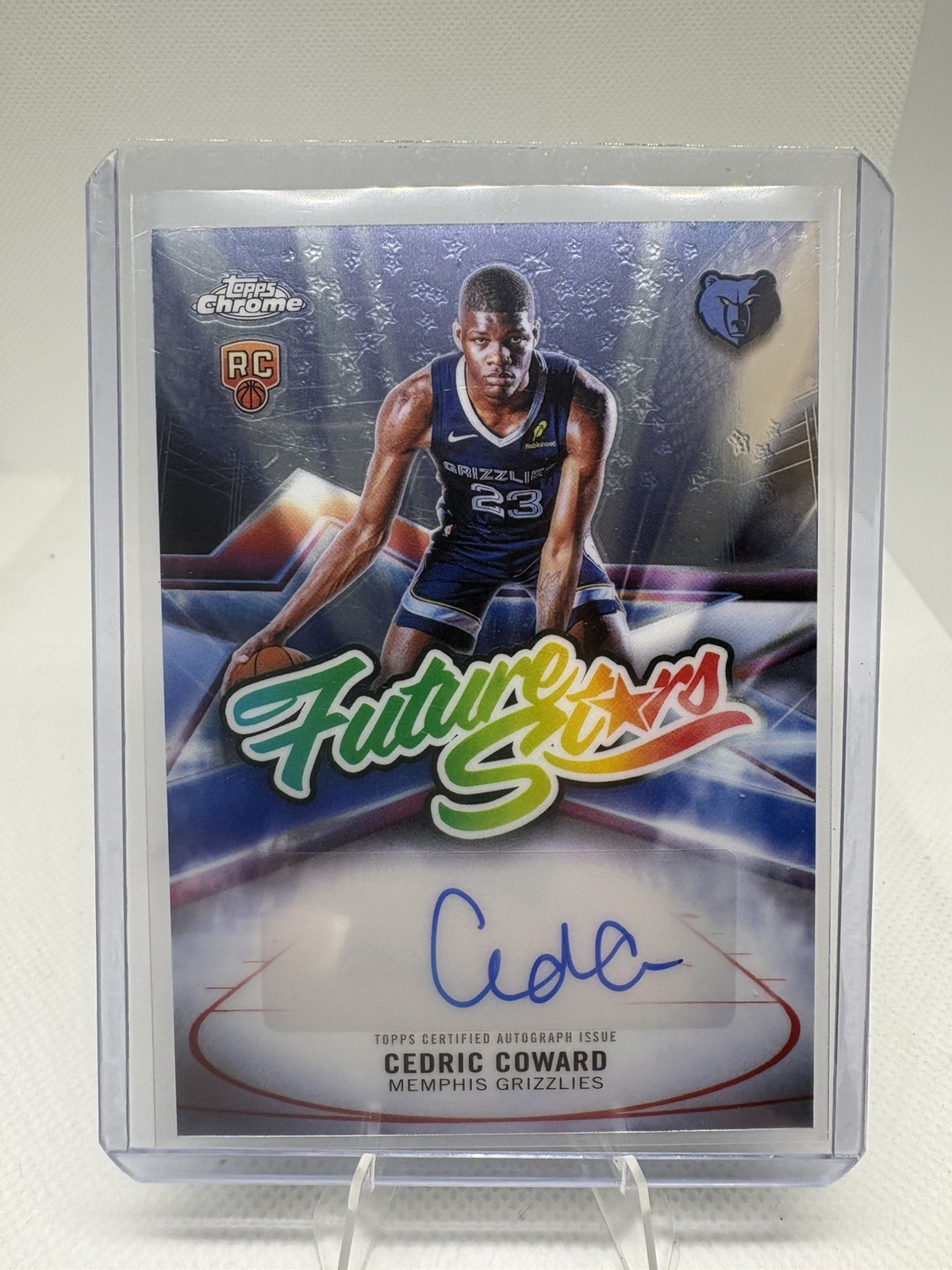 Cedric Coward 2025 Topps Chrome #FS-CC Future Stars Autographs 