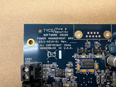 Tyco Fire & Security Software House 0311-0214-01 Power Management Circuit Board