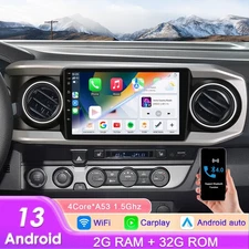 For Toyota Tacoma 2016-2021 CarPlay Android 14 Car Stereo Radio Navi GPS 2+32GB