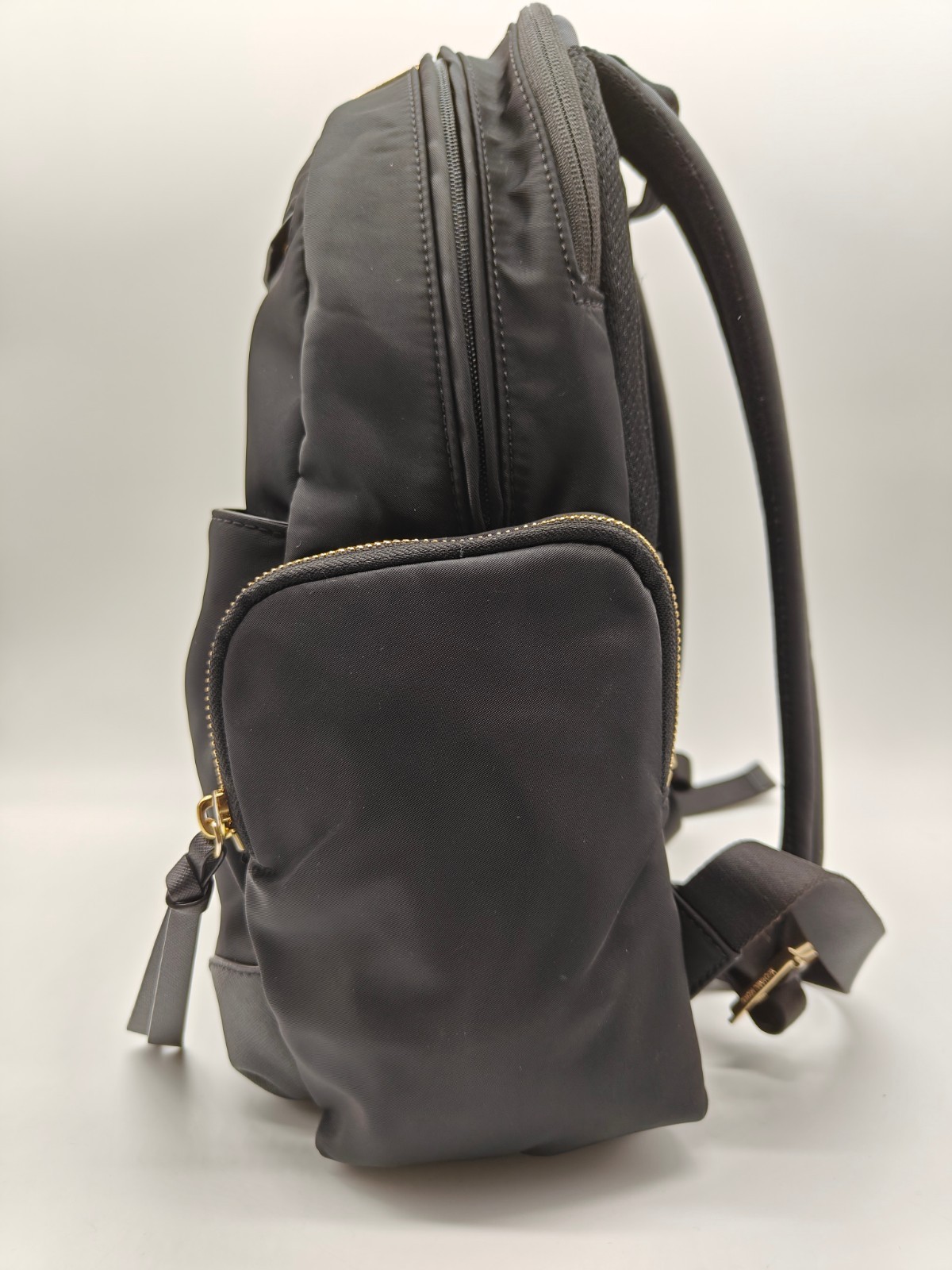 MICHAEL KORS Prescott nylon padded women's large backpack BLACKUsed has scratch~ thumbnail 9