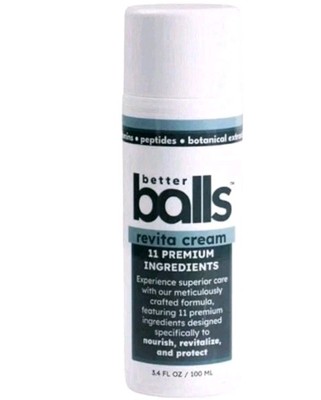 Better Balls Revita Cream Nourishing Skin Care For Men 3.4 Oz 100ml(m