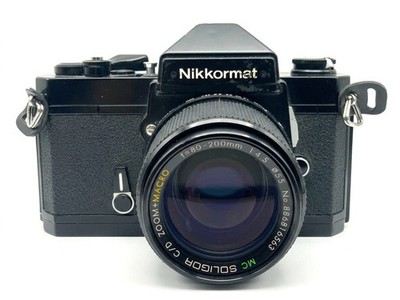 Nikon Nikkomat FT3 + Soligor 80-200mm f/4.5 Kit Set Analog SLR 35mm Kamera