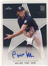 WILLIAM PICO KOHN 2020 Leaf Perfect Game PG Black AUTO /50 YANKEES