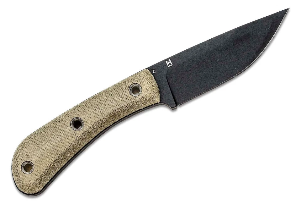 Cuchillo de hoja fija Boker Little Rok, asas Micarta verdes, funda Kydex 02BO026 Foto 2 de 4