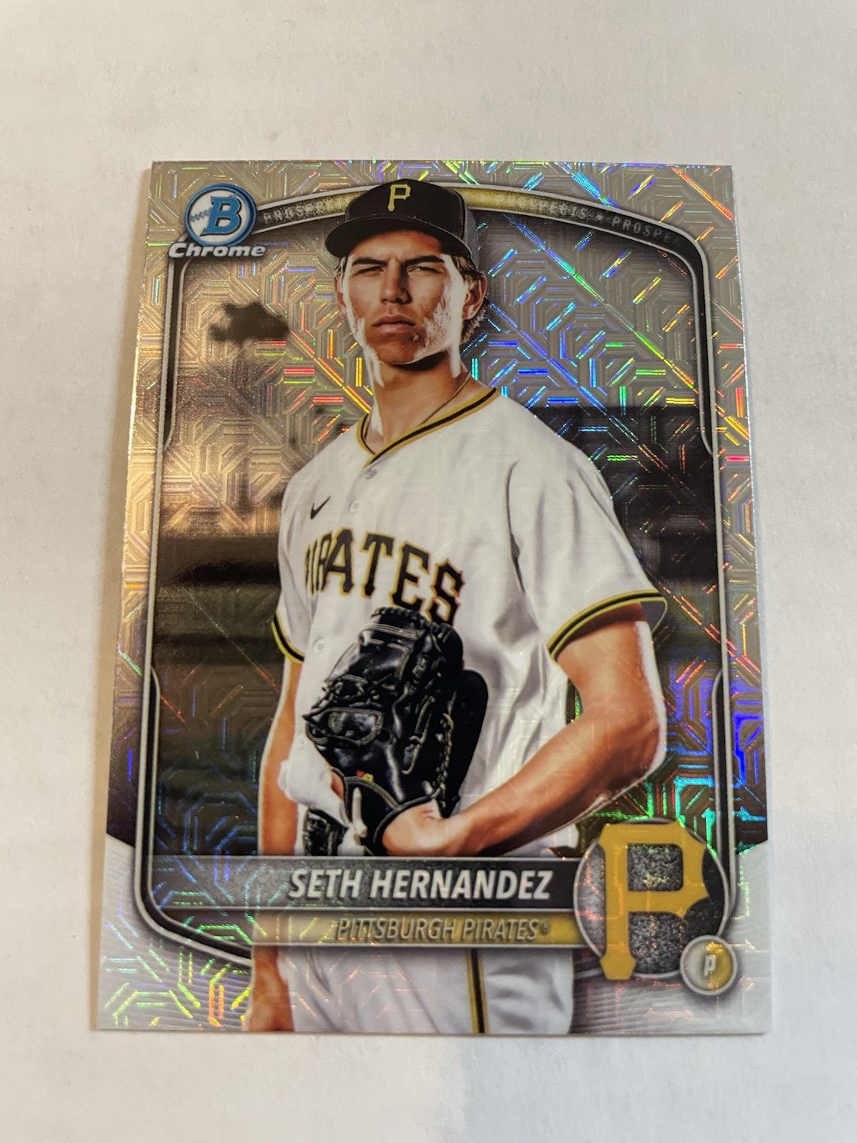 2025 Bowman Draft Seth Hernandez Chrome Mega SSP Image Variation BDC-25