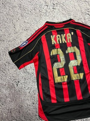 AC Milan 2006/07 Home Jersey KAKA 22 Adidas Climacool Red Black