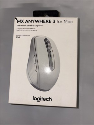 Logitech MX Anywhere 3 Wireless Mouse for Mac - Pale Grаy
