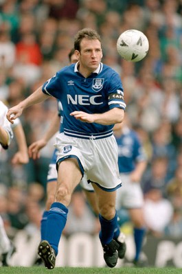 Dave Watson of Everton at the FA Cup Semi Final between Everton To- Old Photo