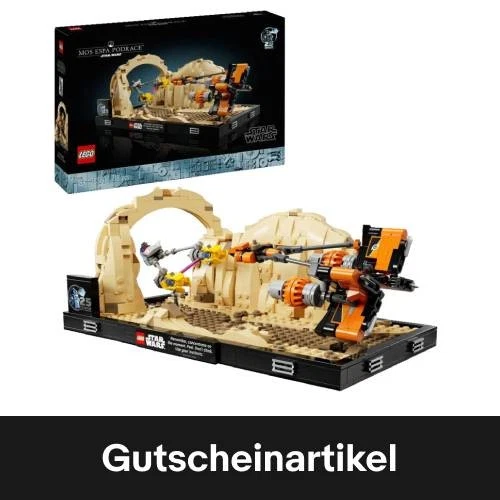LEGO Star Wars™ 75380 Podrennen in Mos Espa – Diorama Bausatz, Mehrfarbig