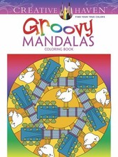 Creative Haven Groovy Mandalas Coloring Book Paperback Shala Kerr