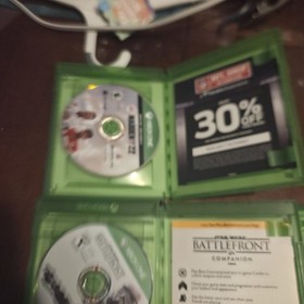 Xbox One S 500GB White Console Bundle Madden 18 Box 2 Controllers Kinect 5 Games