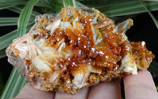 Cristaux Gemme Vanadinite Mibladen 7.5x5cm Maroc minéral pierre reiki soin baryt