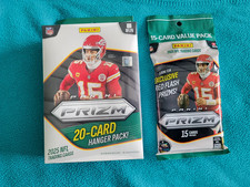 Lot of 2 - 2025 Panini Prizm Football Sealed Fat Pack & Hanger Box - J. Dart RC?