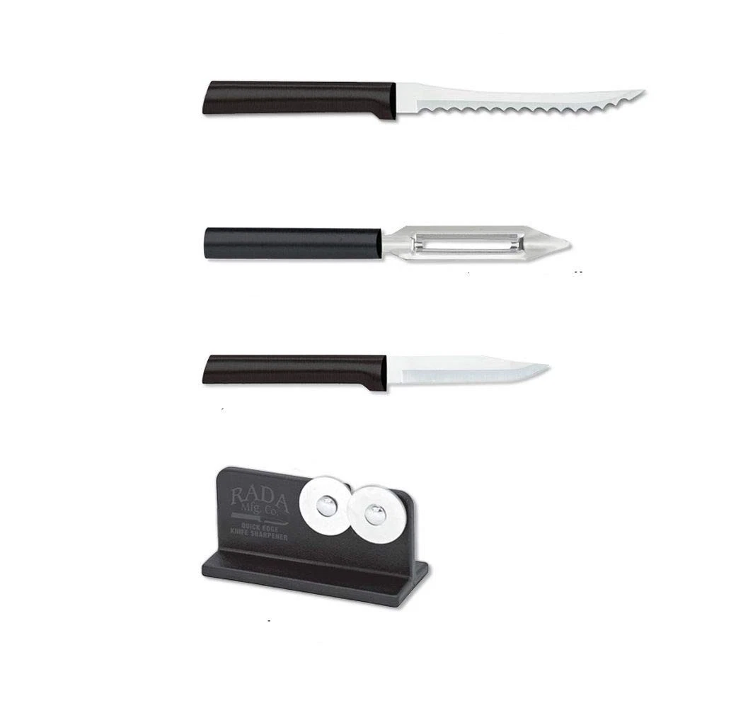 Cutlery Peel, Pare & Slice Gift Set (G218) with Quick Edge Sharpener (R119), ...