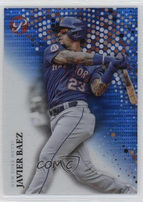 2022 Topps Pristine Blue Pristine Pulsar Refractor 1/75 Javier Baez #162 k4s