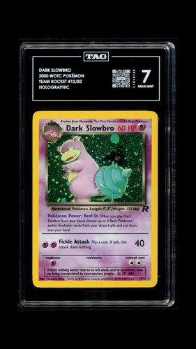 Dark Slowbro (Unlimited) graded TAG 7 for sale on eBay