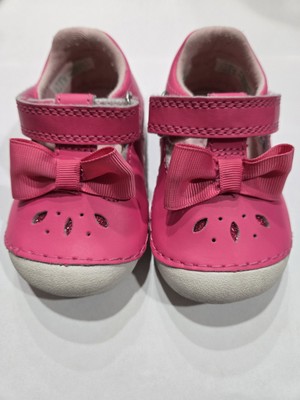 Stride Rite Soft Motion Janna Pink  Baby Shoes, Size 4W