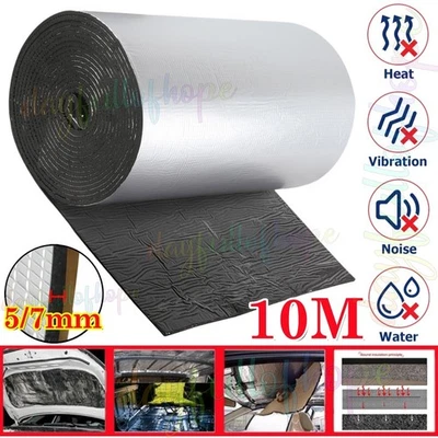 Camper Van Insulation Thermal Thermo Liner Foil Foam 10m Roll Sound Deadening UK