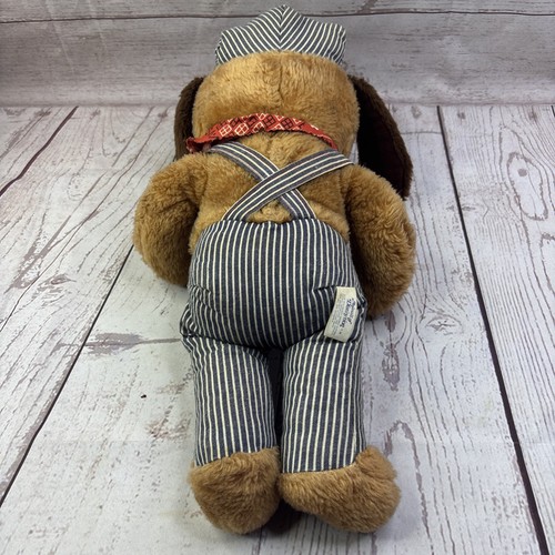 Vintage Knickerbocker Dog 16" Plush Animals of Distinction Train Conductor Toy - Picture 9 of 14