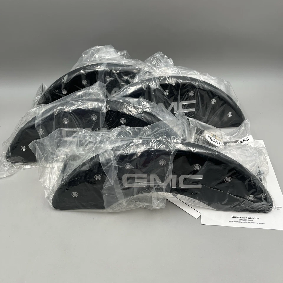 Cubiertas de pinza MGP 2011-19 GMC Sierra 2500 3500 HD negras y plateadas - 34003SGMCBK Foto 2 de 4