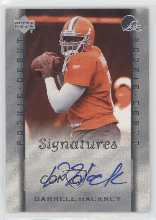 2006 Upper Deck Rookie Debut Signatures Darrell Hackney #241 Auto RC 0xl5