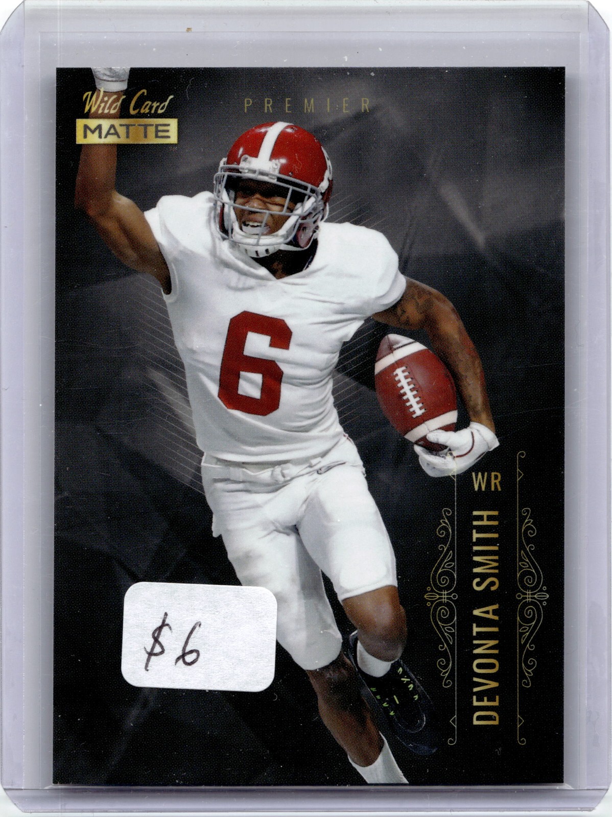 2021 Wild Card Matte White #MBC-7 Devonta Smith Black