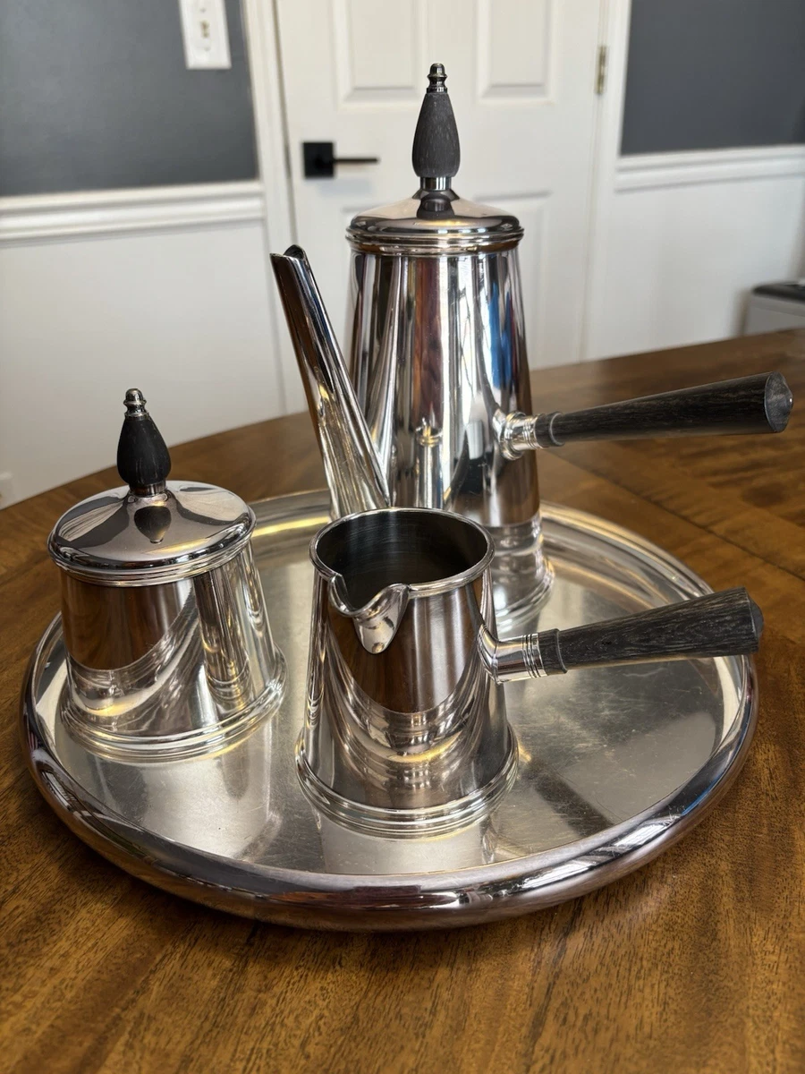 【Wilcox】 コーヒーセット 3点【シルバープレート】 Vintage Wilcox Joanne International Silver Plate Coffee and Tea
