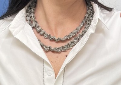 Falconeri Statement Necklace Brand New | Luxury  (Brunello Cucinelli Inspired) 