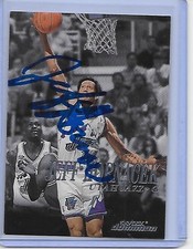 Basketball Card IP auto NBA JEFF HORNACEK Utah Jazz 1999-00 Skybox Dominion