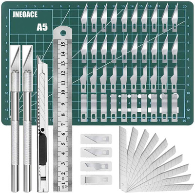 Exacto Knife Precision Carving Craft Hobby Knife Kit with 40 PCS Exacto Blade...