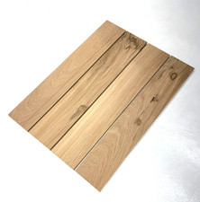 30 5/8" Very Cool Set Of 4 White Oak Lumber Wood Kiln Dried Board Slab