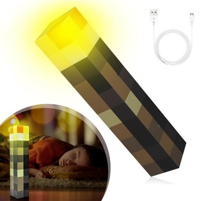 Craft Fackel Lampe LED Wall Fackel Nachtlicht Nachttischlampe Mine-craft Lampe