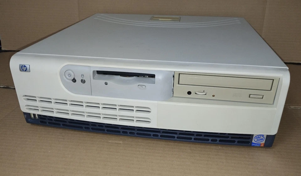 HP Vectra VL420 DT Beige Pentium 4 1500Mhz 256MB Windows 98 Retro Games - Imagen 2 de 4