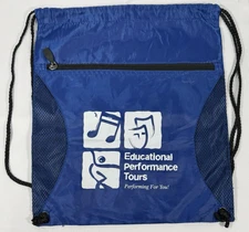 Cinch Drawstring Backpack Bag - Educational Performance Tours