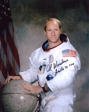 Astronaut Archives offers choice signed Al Worden NASA glossy w/ Apollo 15  CMP!